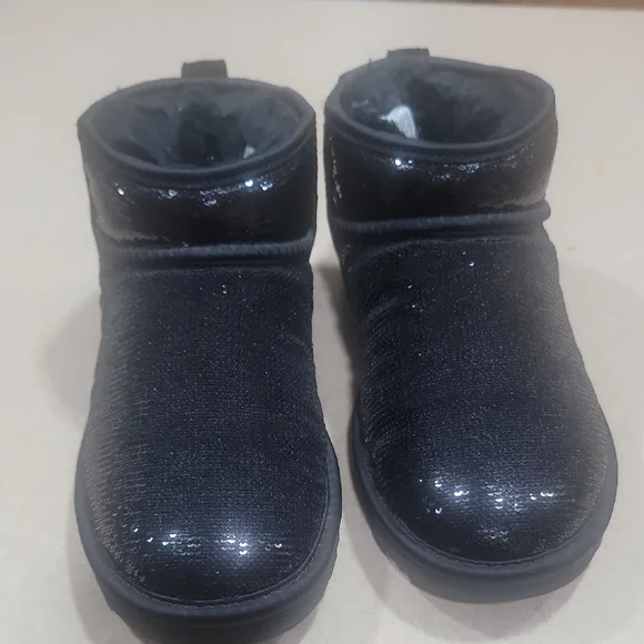 UGG | Shoes | Ugg Black Sequin Ankle Boots | Poshmark display picture 1